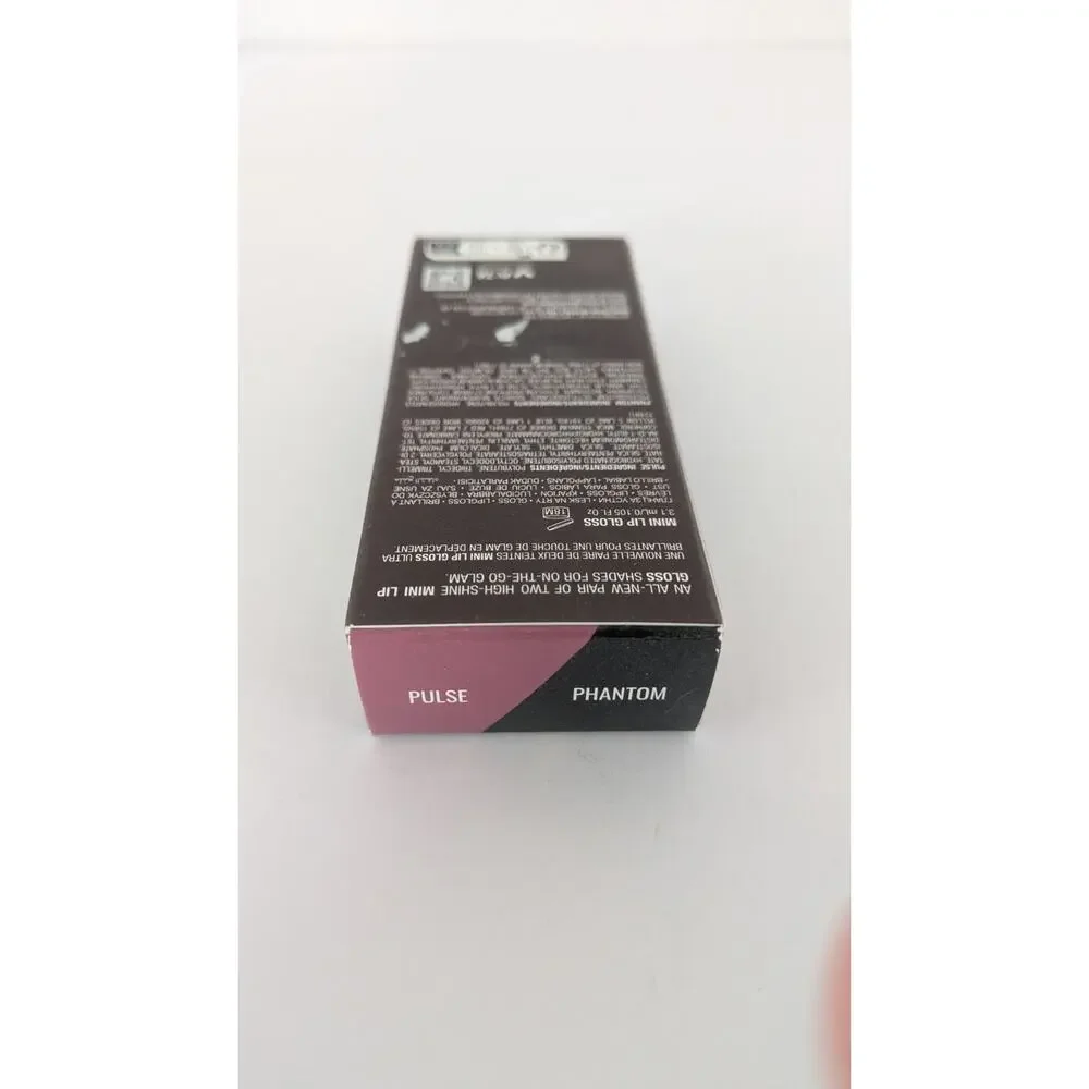 Anastasia Beverly Hills High Shine Mini Lip Gloss Duo [Pulse/Phantom] NIB